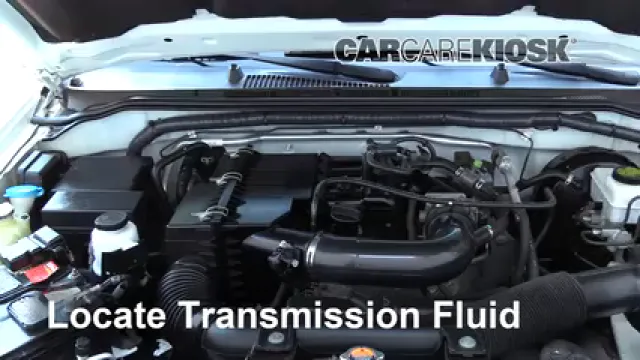 2013 Nissan Frontier SV 2.5L 4 Cyl. Extended Cab Pickup Liquide de transmission Vérifier le niveau de liquide